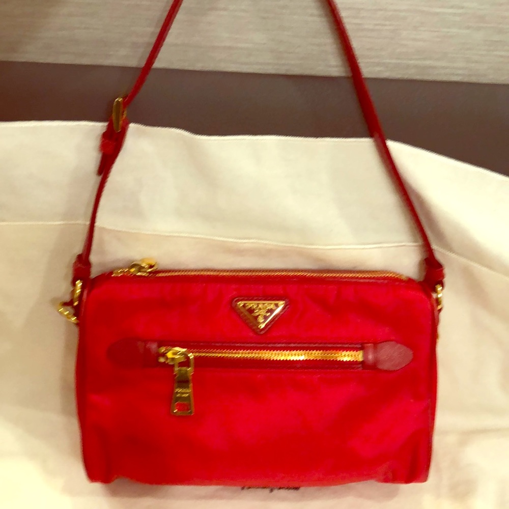 Prada Nylon Shoulder bag, 22” strap